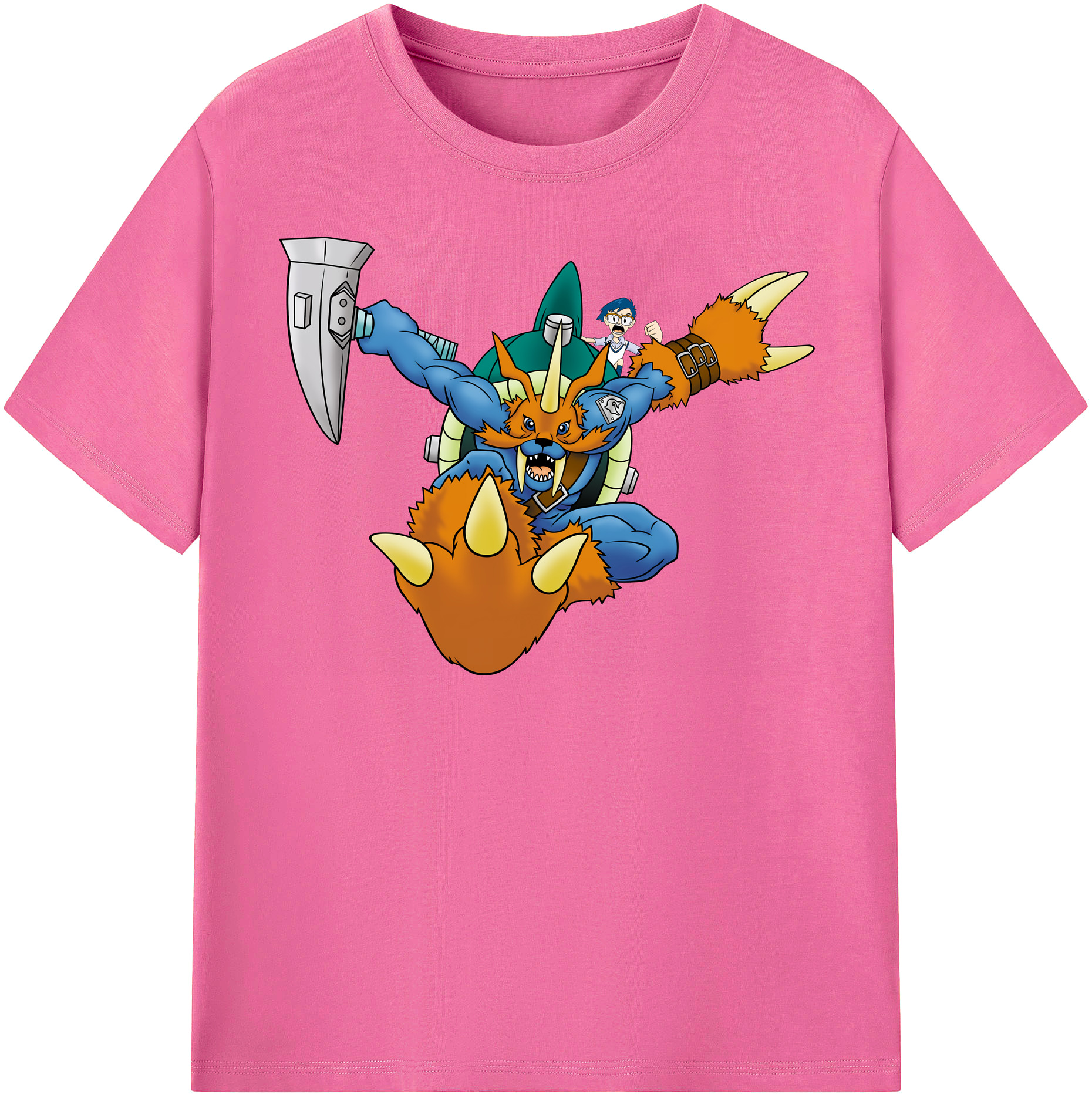 （画像用） Digimon デジタルモンスター/デジモン レディースカジュアルプリントTシャツ（綿100％）